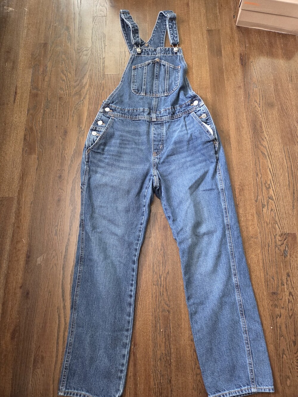Old Navy Womens 4 Denim Blue Jean Overalls